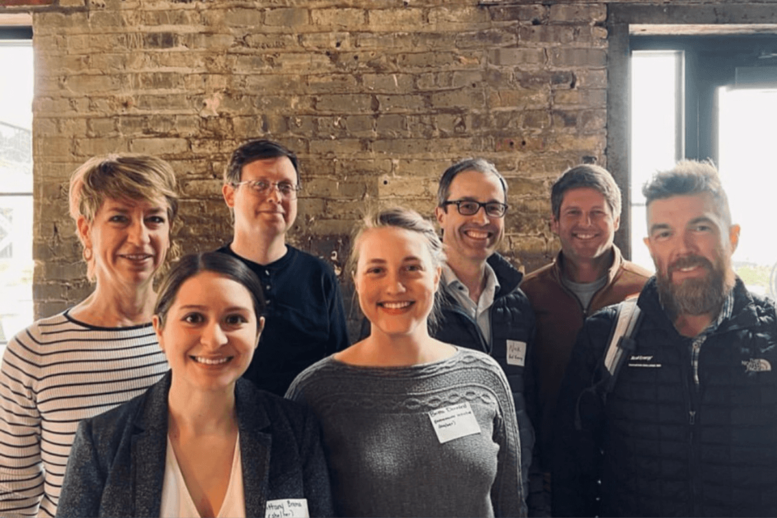 A group of seven Sustainable Growth Coalition members.